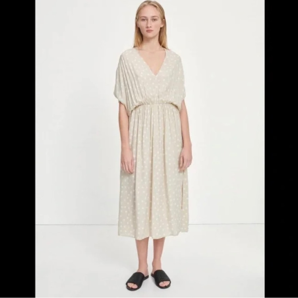 SAMSOE SAMSOE Andina Long Dress in Rice Doodle Dot Size Medium Cottagecore - Picture 12 of 12